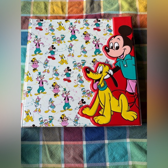 🩵💛❤️ DISNEY100 MICKEY & FRIENDS CLASSIC STATIONERY 3-RING BINDER ❤️💛🩵 NWT - Picture 15 of 16